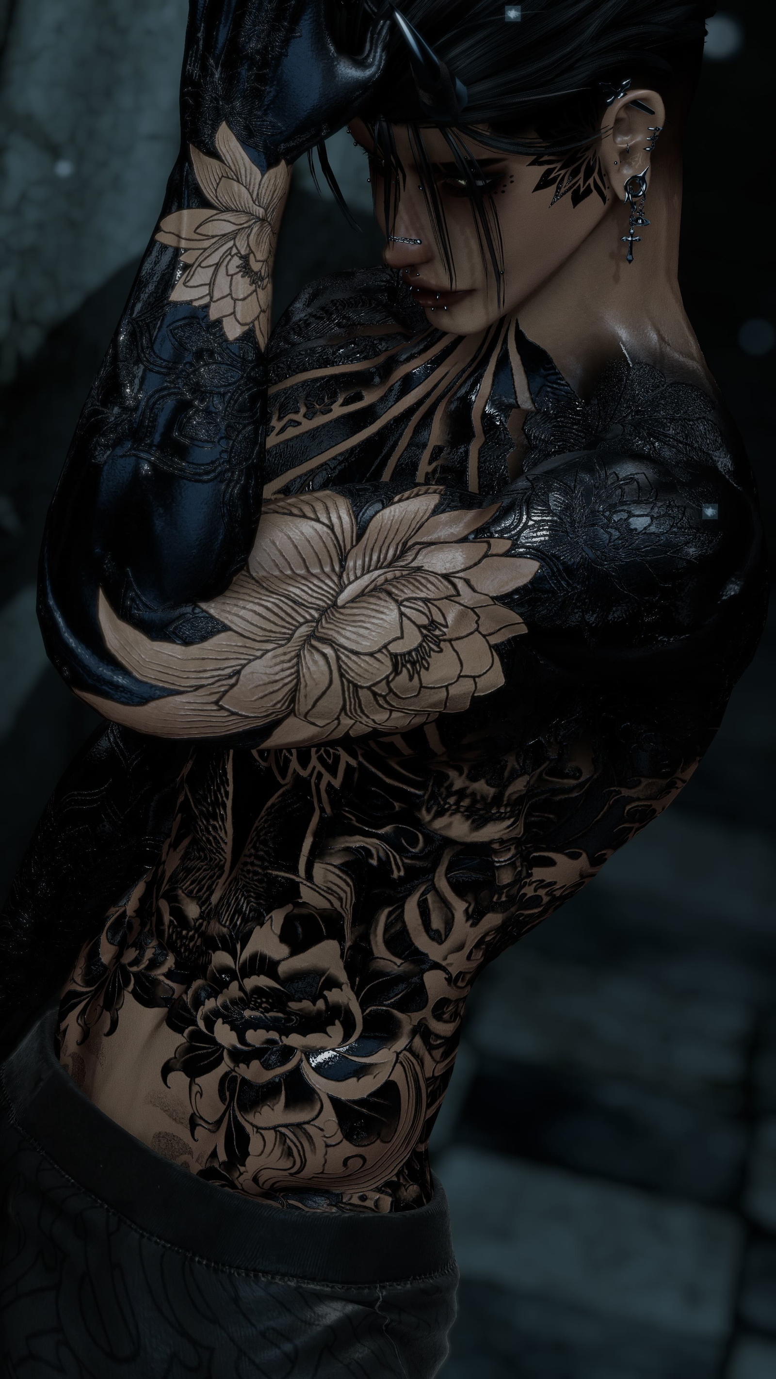 4K LOST TEXTURE - MALE HEAD & BODY