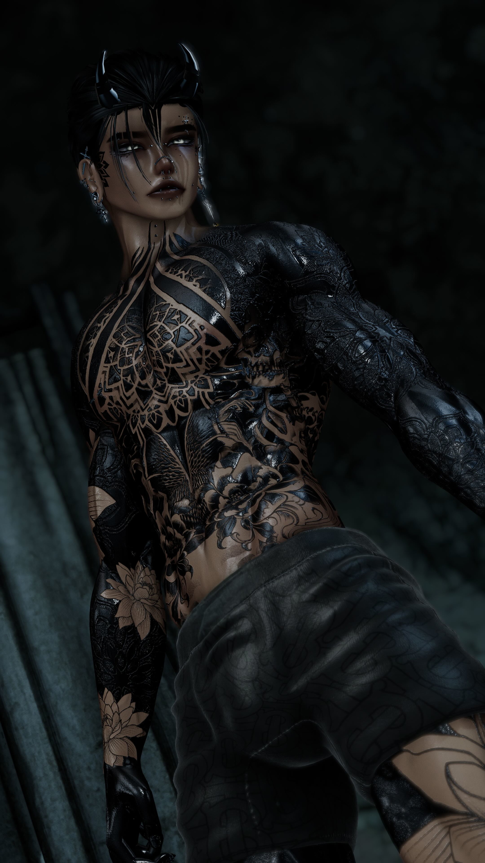 4K LOST TEXTURE - MALE HEAD & BODY