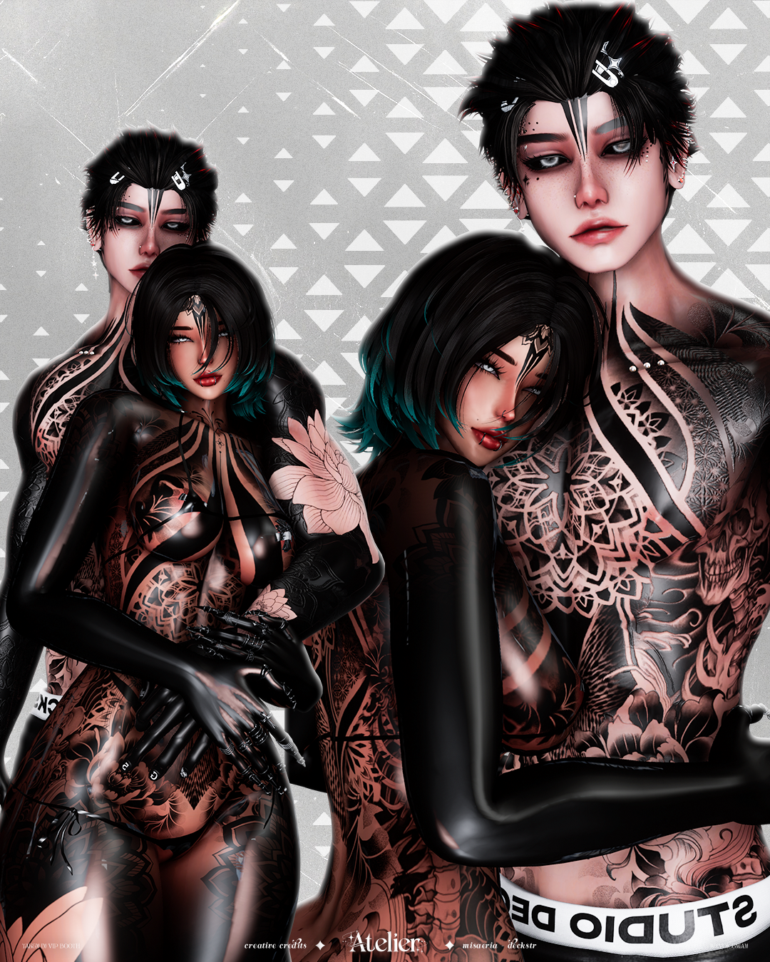 4K LOST TEXTURE - MALE HEAD & BODY