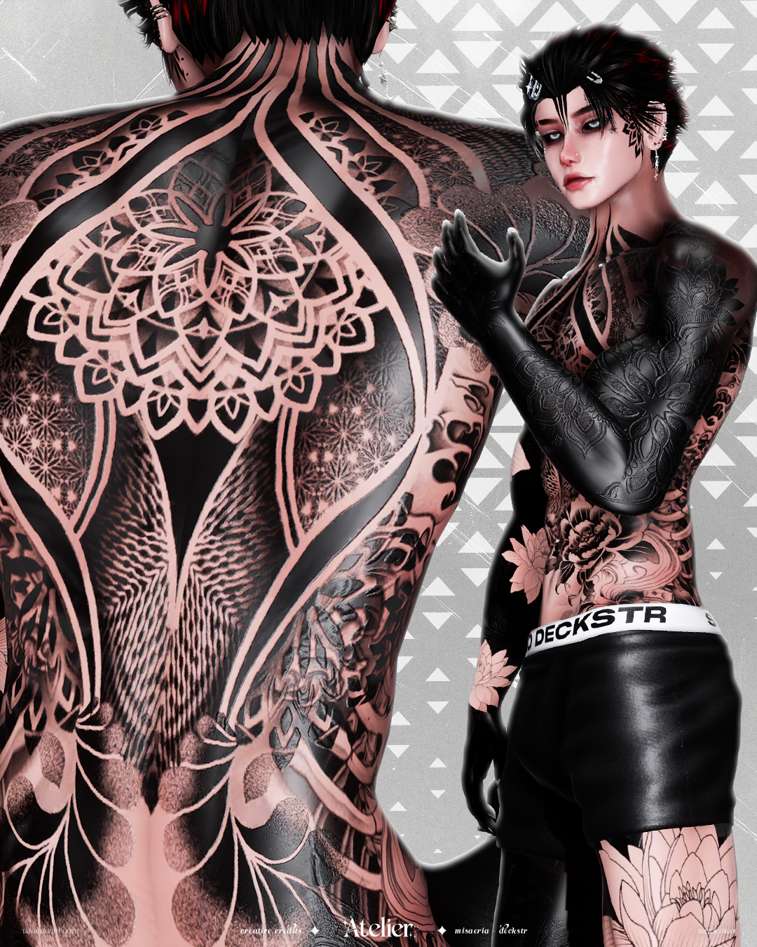 4K LOST TEXTURE - MALE HEAD & BODY