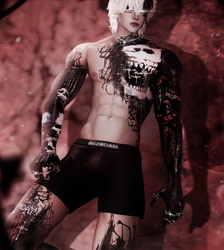 "MORGUE" MALE TEXTURE - HEAD/BODY