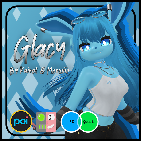 Glacy | Deira | Glaceon | VRChat Avatar