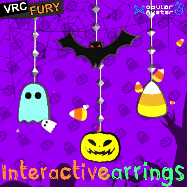 Halloween Interactive Earrings
