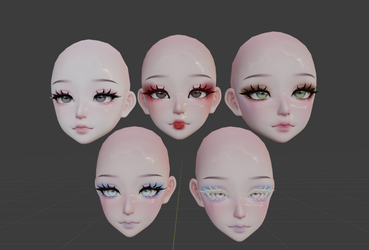 chihiro head textures