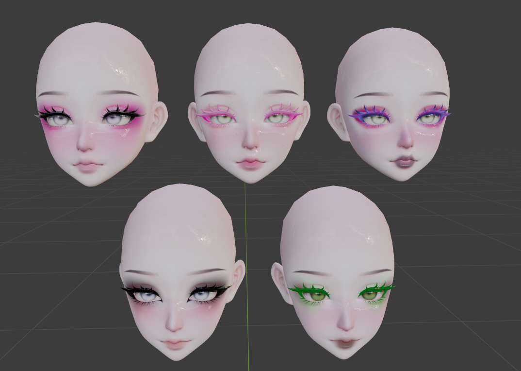 chihiro head textures