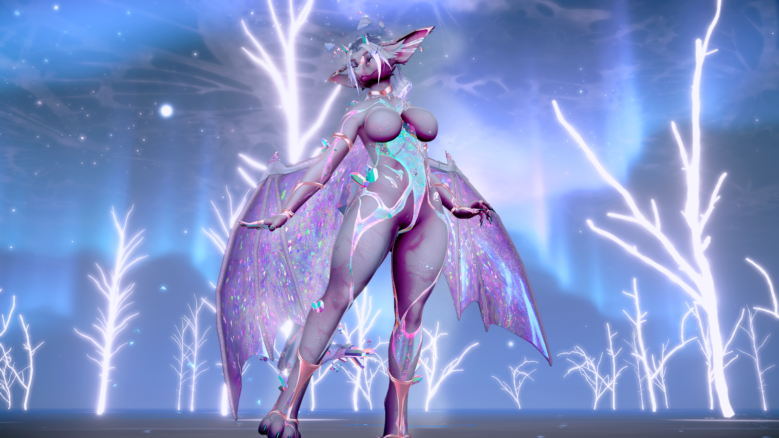 GEODE GODDESSES | FOXIPAWS CELESTE TEXTURE PACK RUBY AND OPAL + OUTFIT SET | COLOR CHANGING | GEODE TAIL AND FREE FLUFFY SHAL SCARF