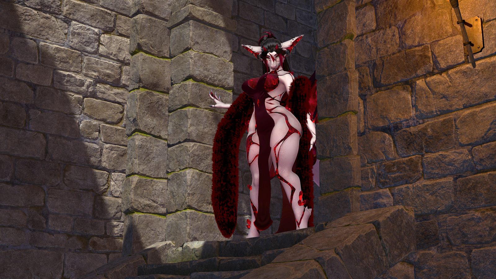 GEODE GODDESSES | FOXIPAWS CELESTE TEXTURE PACK RUBY AND OPAL + OUTFIT SET | COLOR CHANGING | GEODE TAIL AND FREE FLUFFY SHAL SCARF