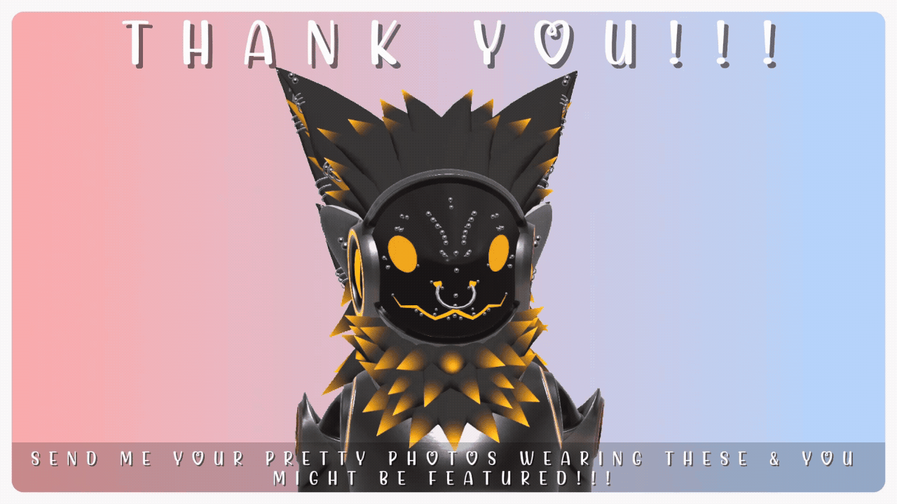 Nicoreda Protogen Piercings & Hoops