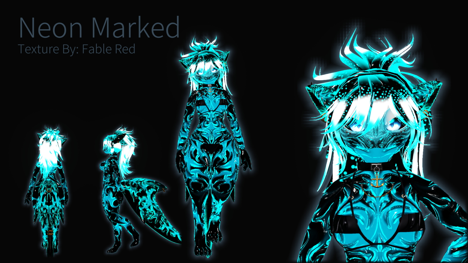 Nanami The Shark - Neon Marked