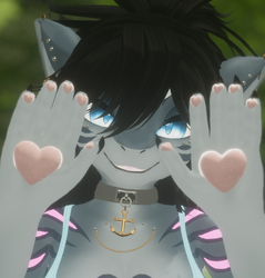 Nanami The Shark - Heart Beans