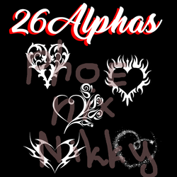 Heart Alphas for Substance painter