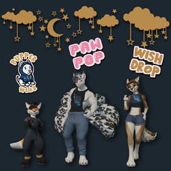 Pupper Wear - Paw Pop Collection - Wish Drop