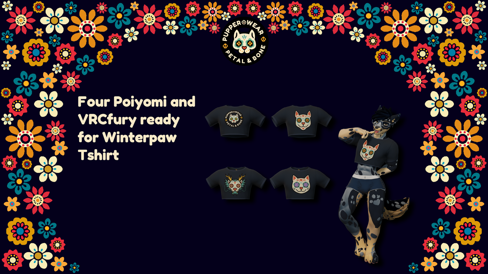 Pupper Wear - Paw Pop Collection - Petal & Bone - Winterpaw