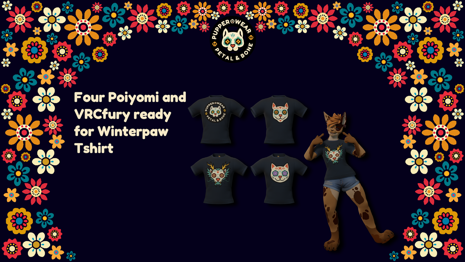 Pupper Wear - Paw Pop Collection - Petal & Bone - Winterpaw