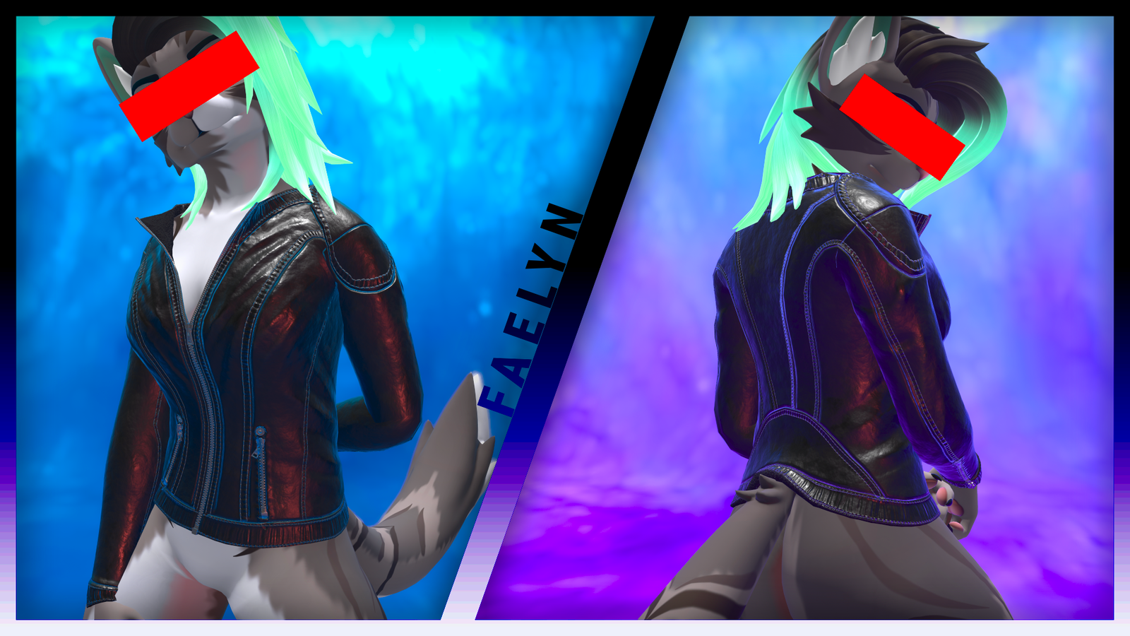 Leather jacket - Faelyn, NovaBeast and Nardoragon