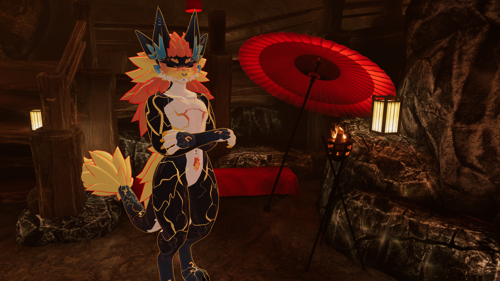 Kaelther the Fire Elemental Nightbeast retexture