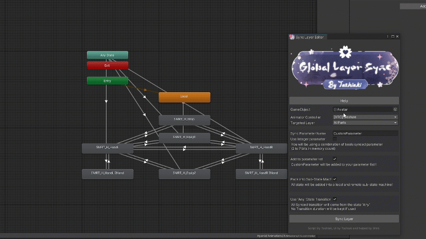 Animator sync tool