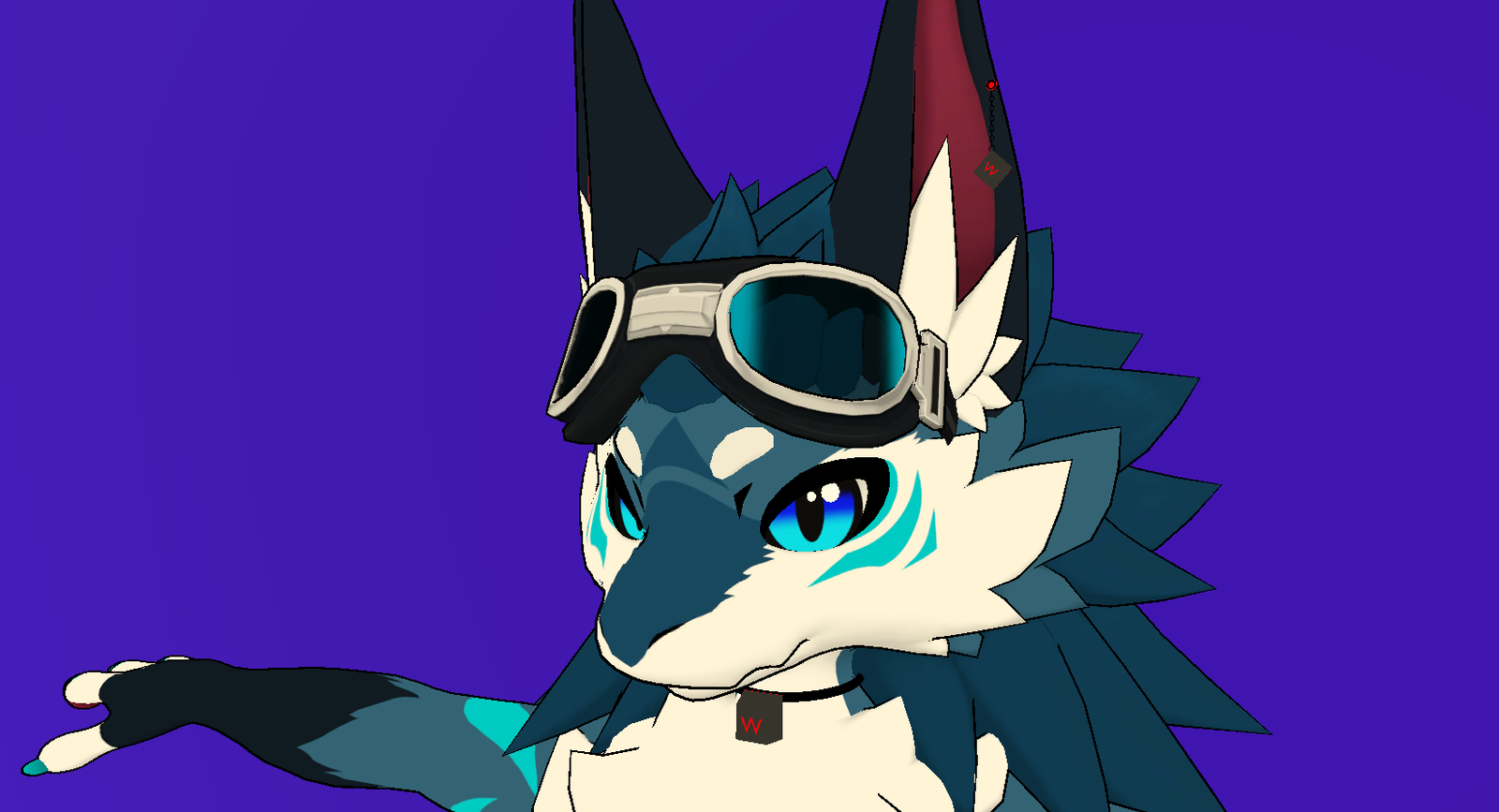 W Key - Hue Shift Keychan/Earring + Choker Assets 