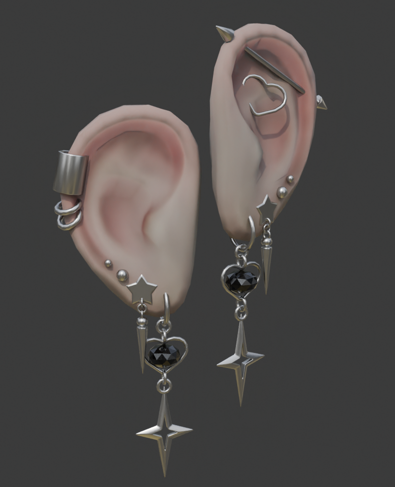 Mitzy Earrings - Freebie | kiktus