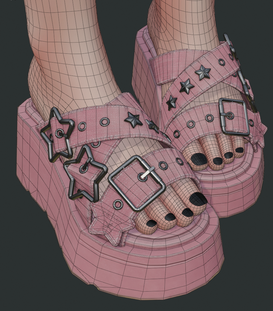 Star Platform Sandals | kiktus