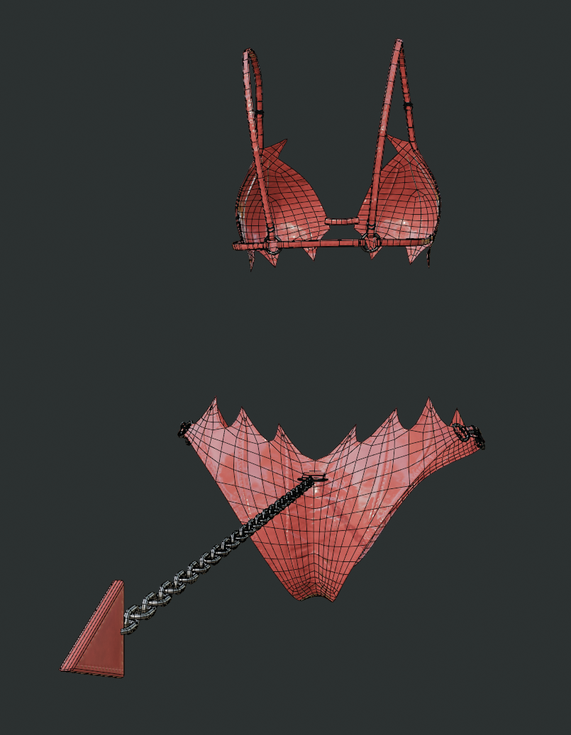 Bat Wing Lingerie Set | kiktus