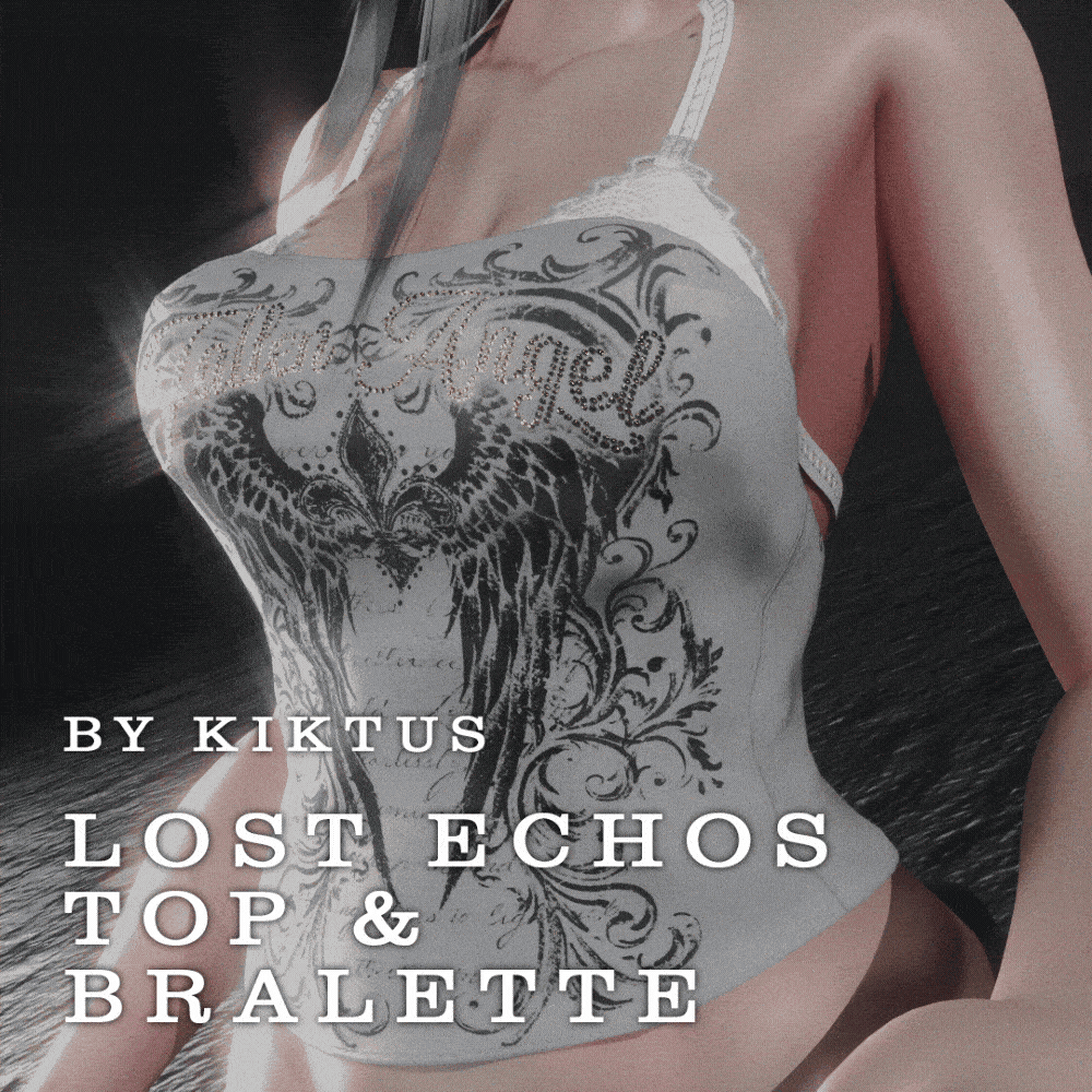 Lost Echoes - Top & Bralette set | kiktus