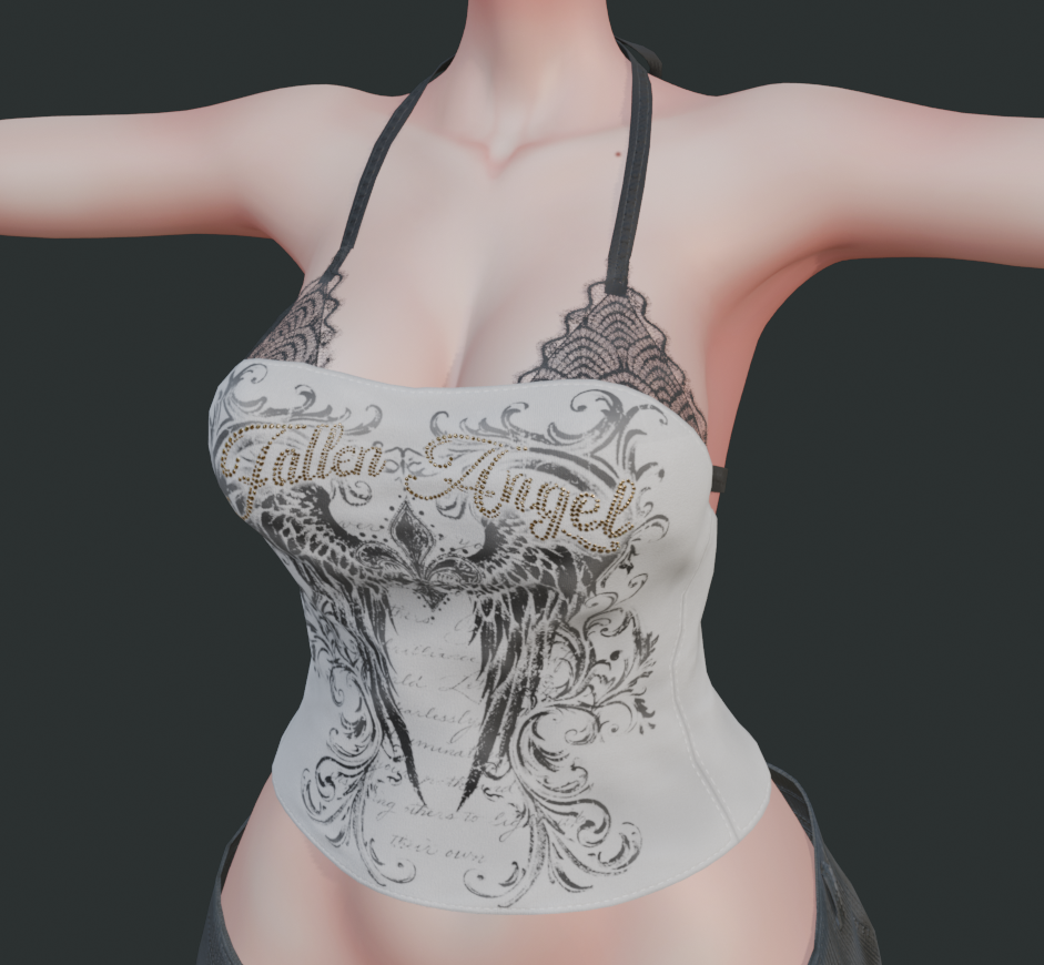 Lost Echoes - Top & Bralette set | kiktus