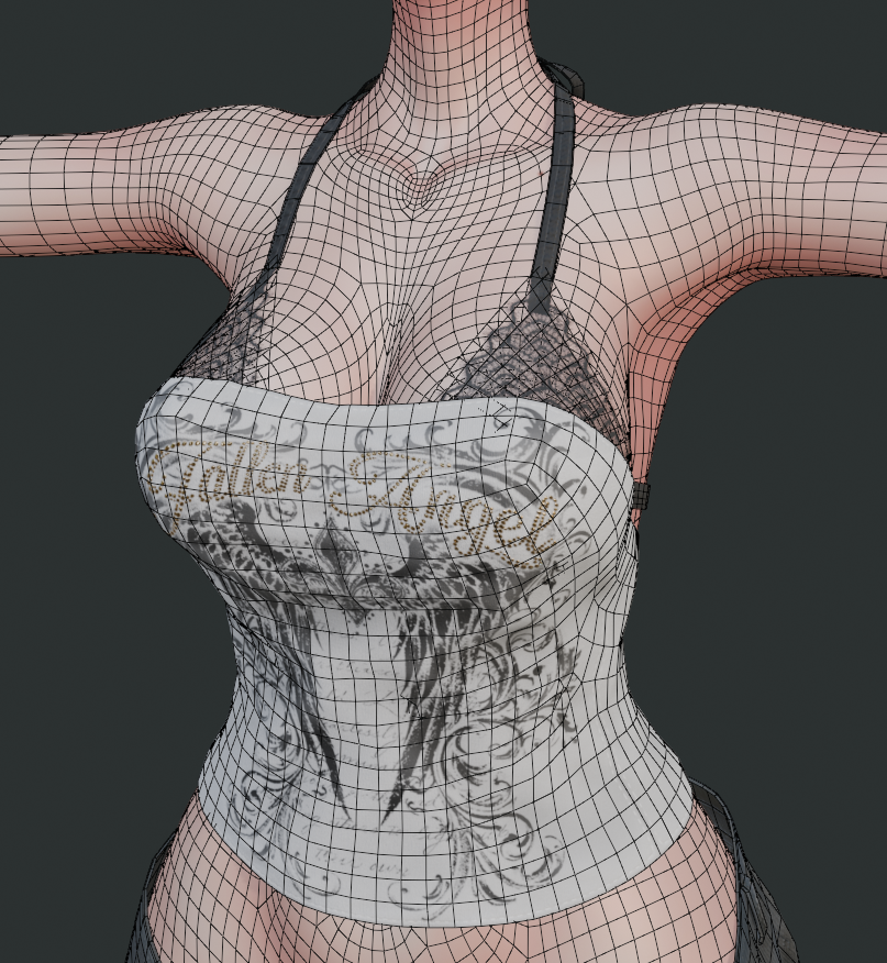 Lost Echoes - Top & Bralette set | kiktus