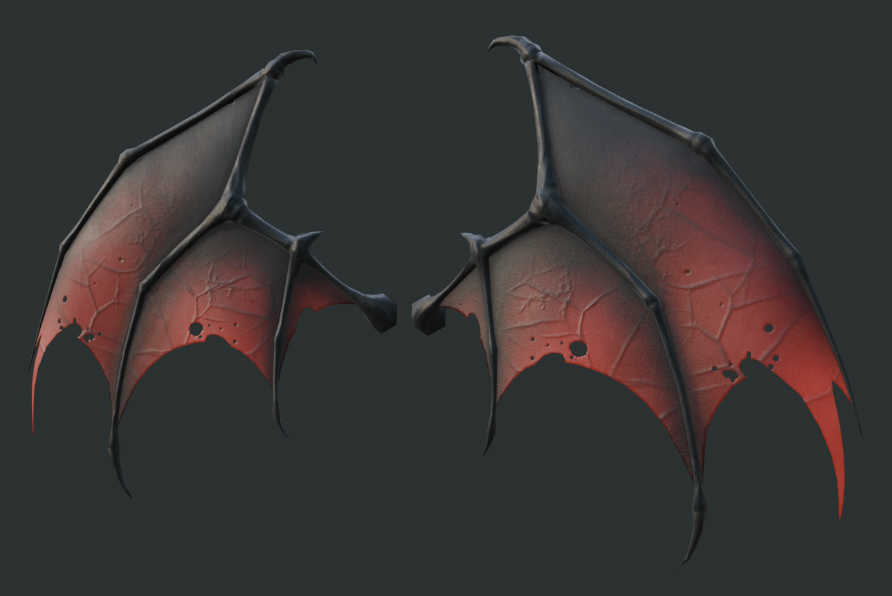 Demonic Bat Wings | kiktus