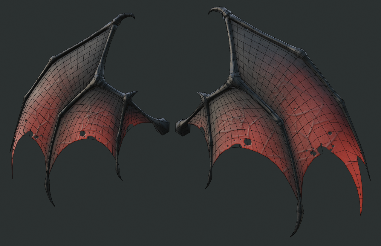 Demonic Bat Wings | kiktus