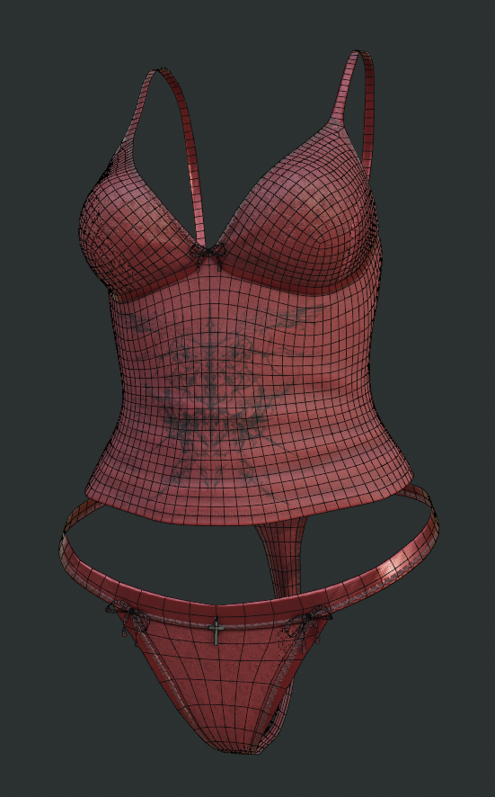 Gothic Cami Set | kiktus