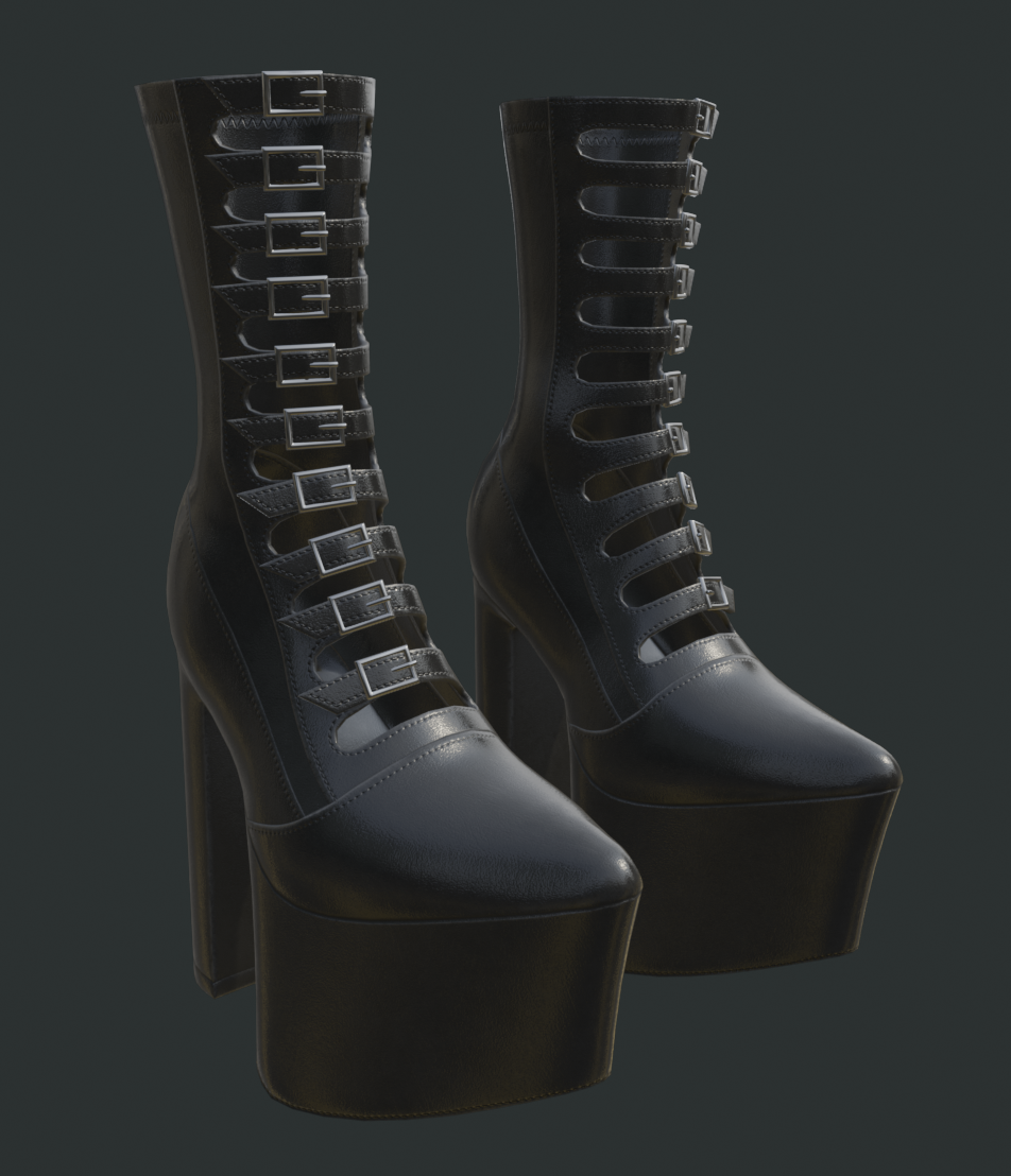 Platform Witch Boots | kiktus