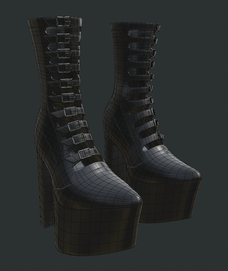Platform Witch Boots | kiktus