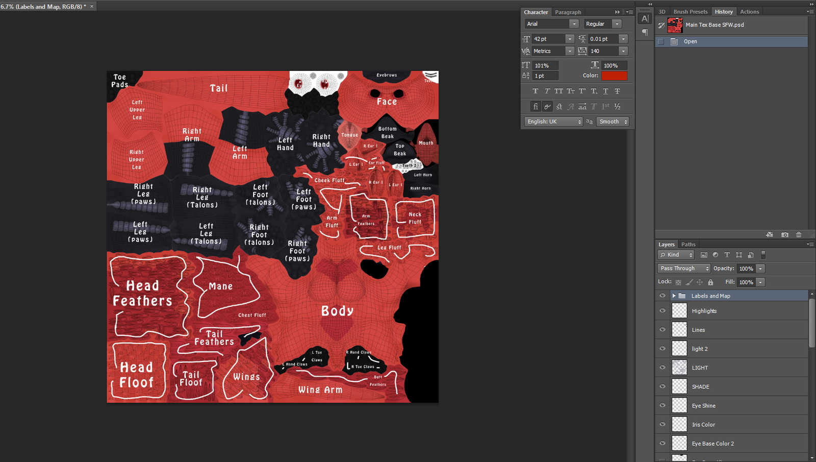 Gryphon VRchat Model