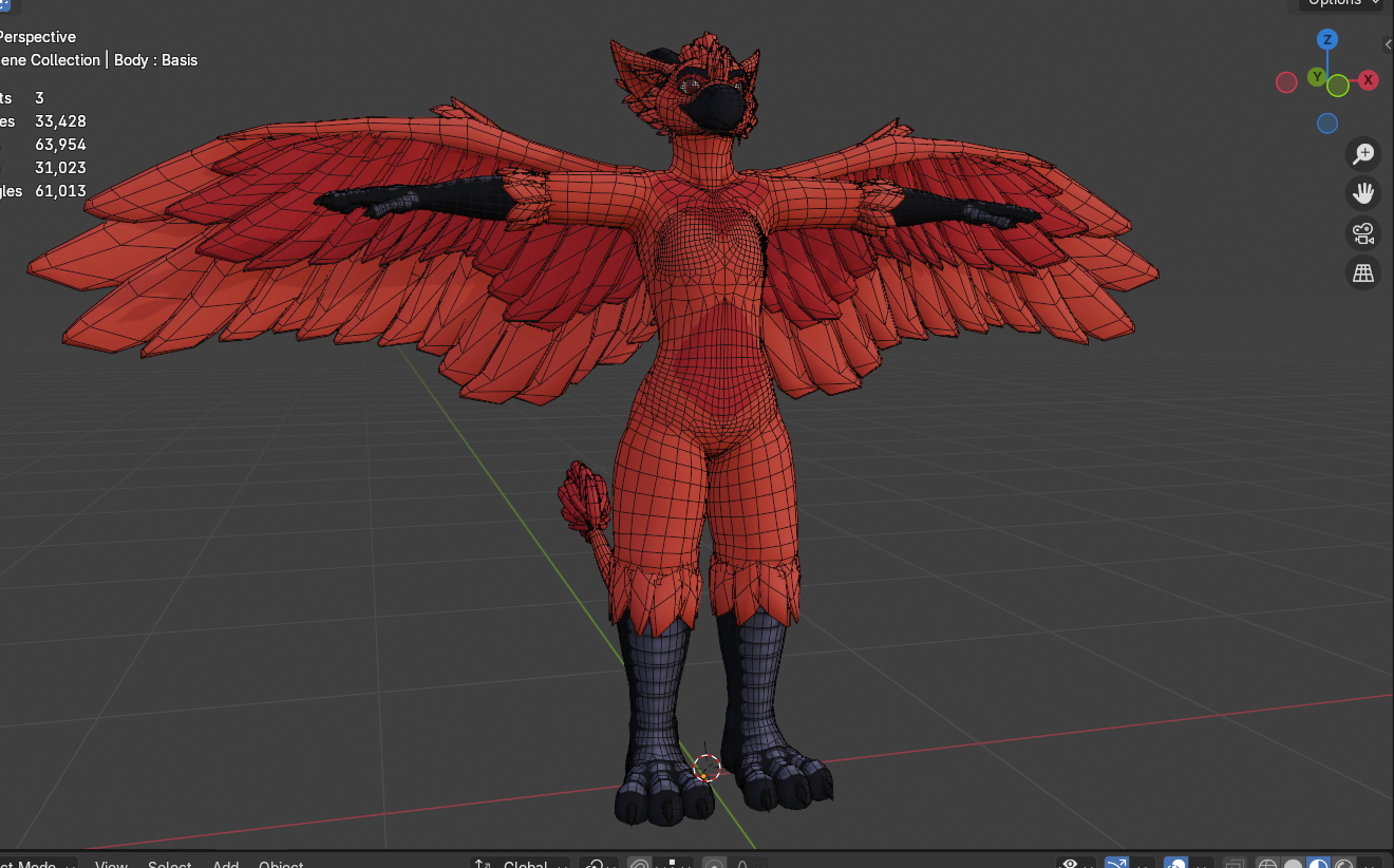 Gryphon VRchat Model