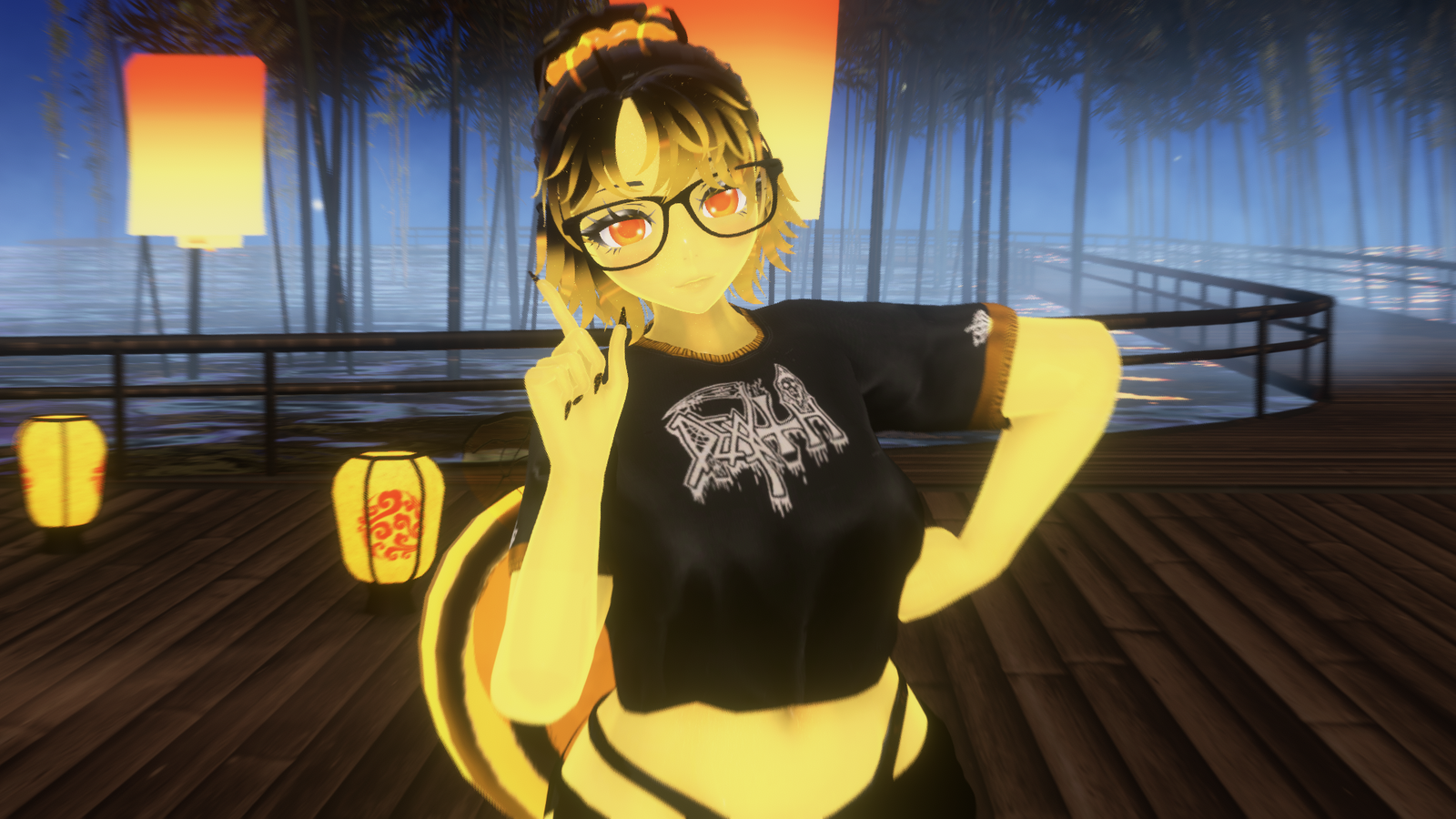 Ambrosia the slime honeybee (Pc and Quest Vrchat avatar)