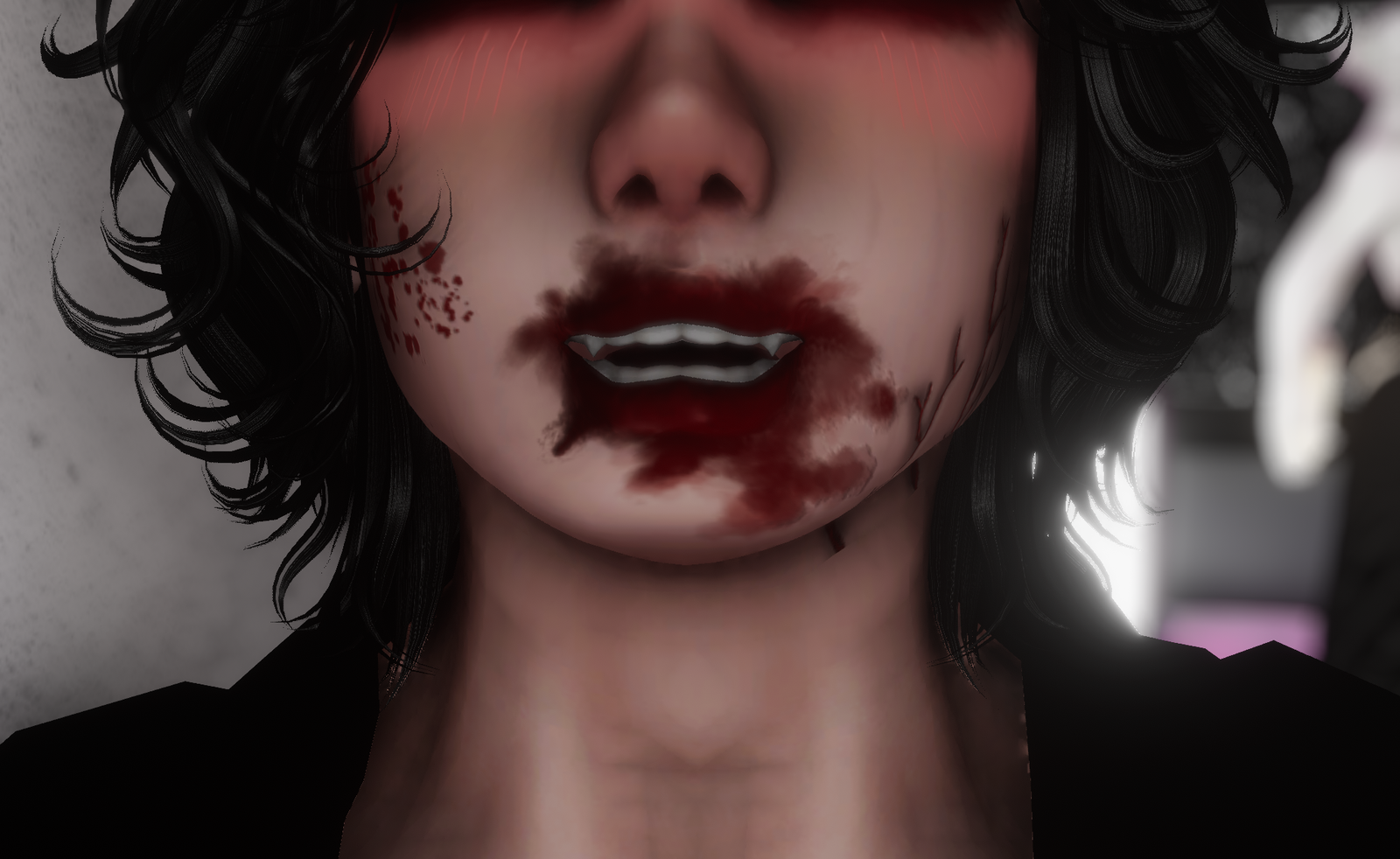 Makup Crimson lullaby Face Texture (Aki Head Male)