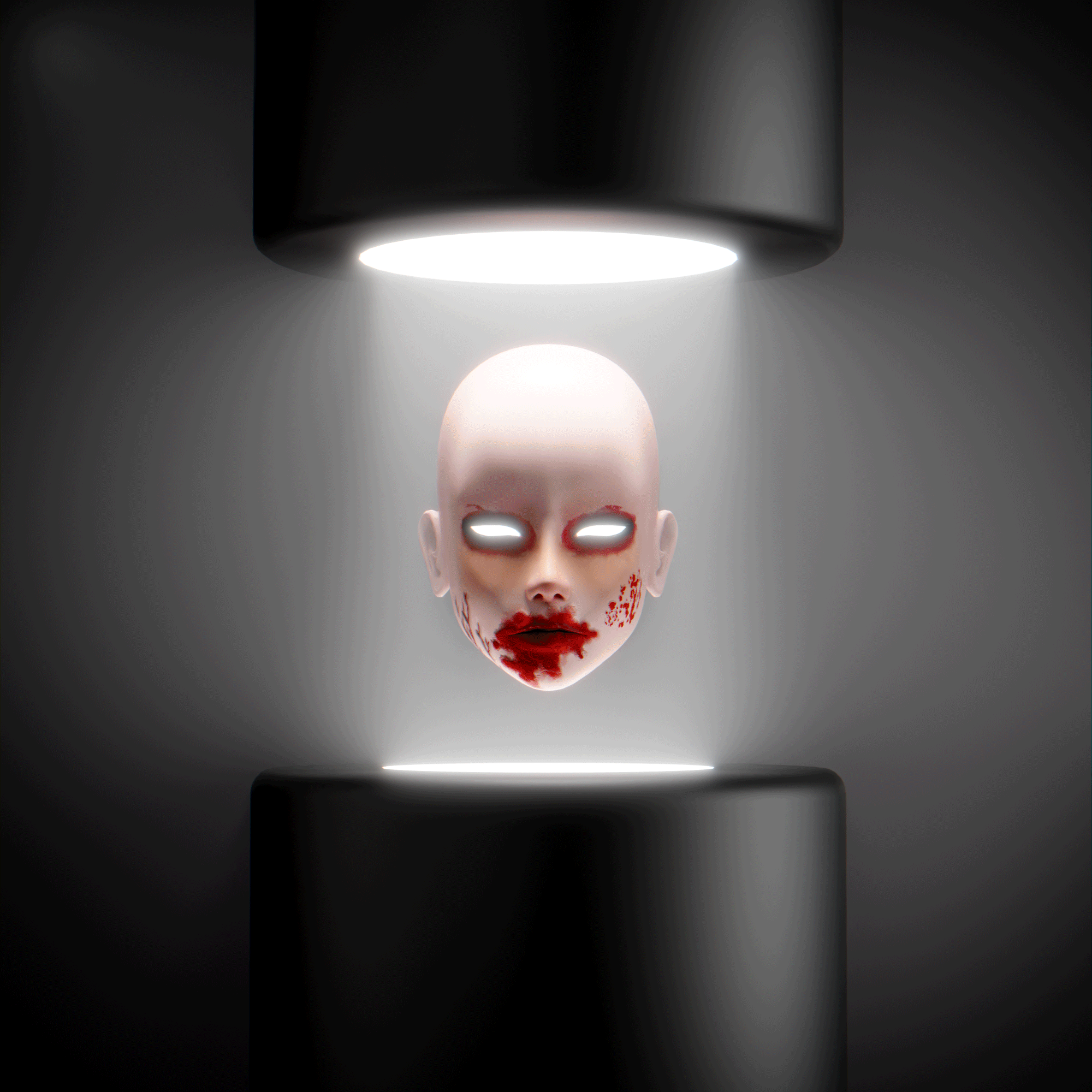 Makup Crimson lullaby Face Texture (Aki Head Male)