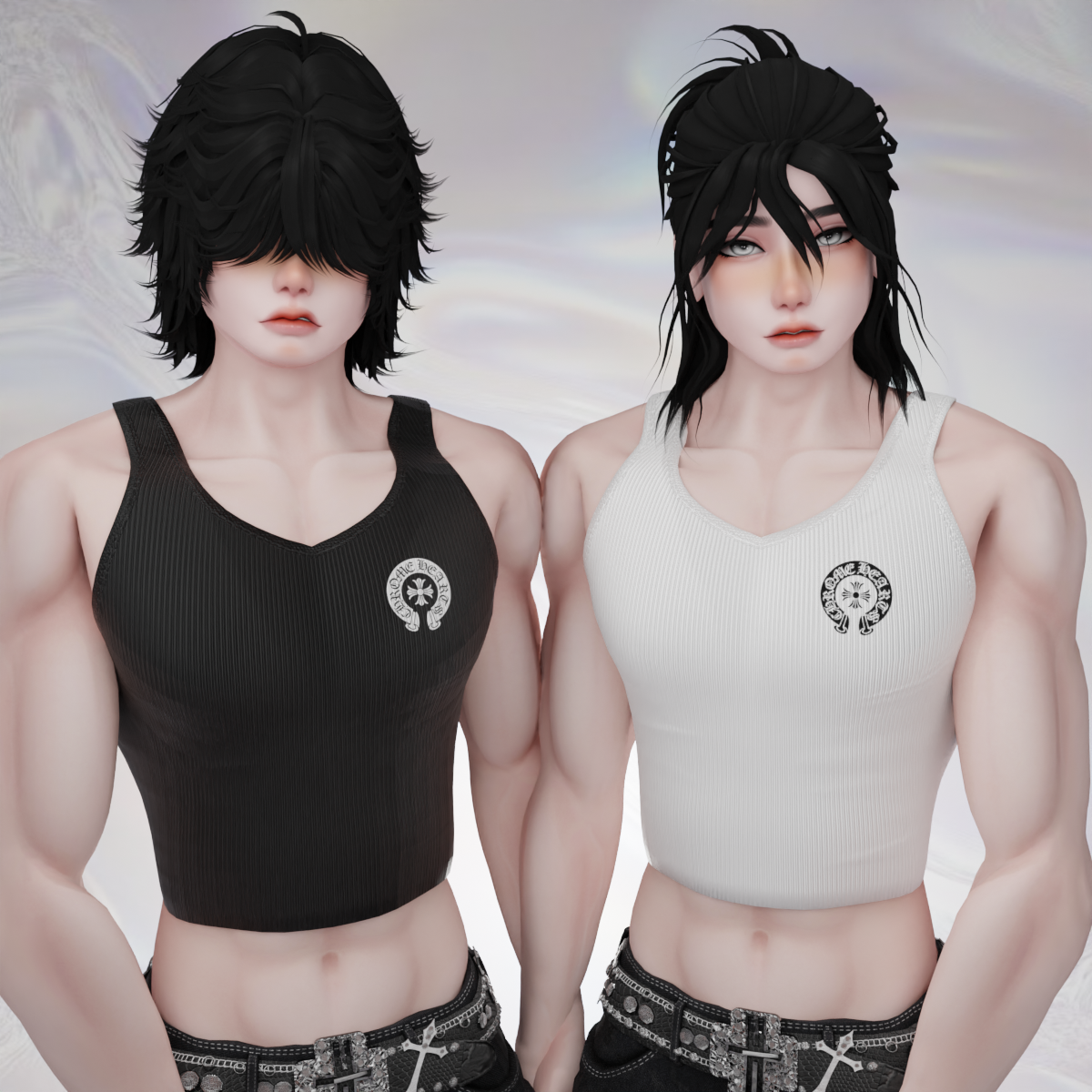 Akii Crop Tanktop"Crop Tanktop" male