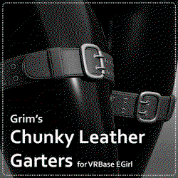 Chunky Leather Garters