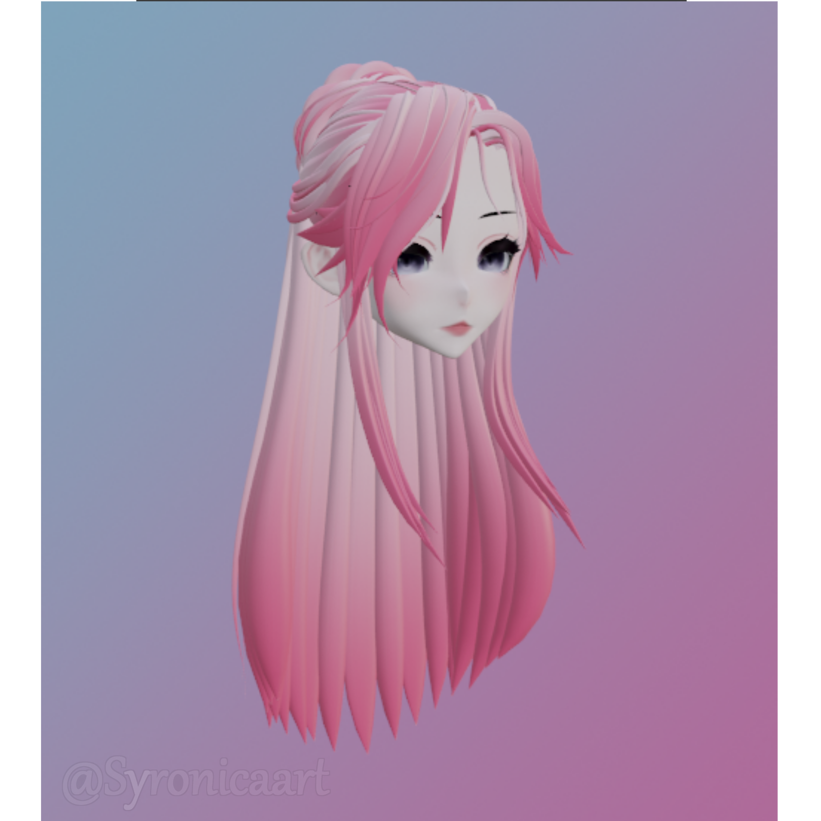 Flower Bun Hair