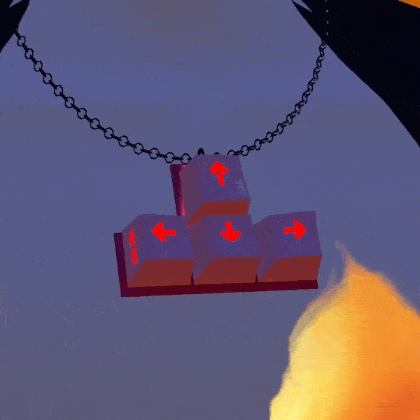 WASD Necklace (PC / Android )