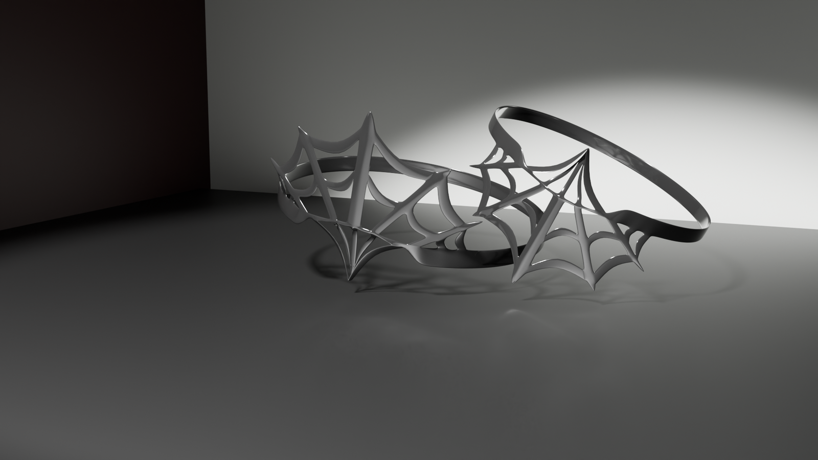Bat Spiderweb ring