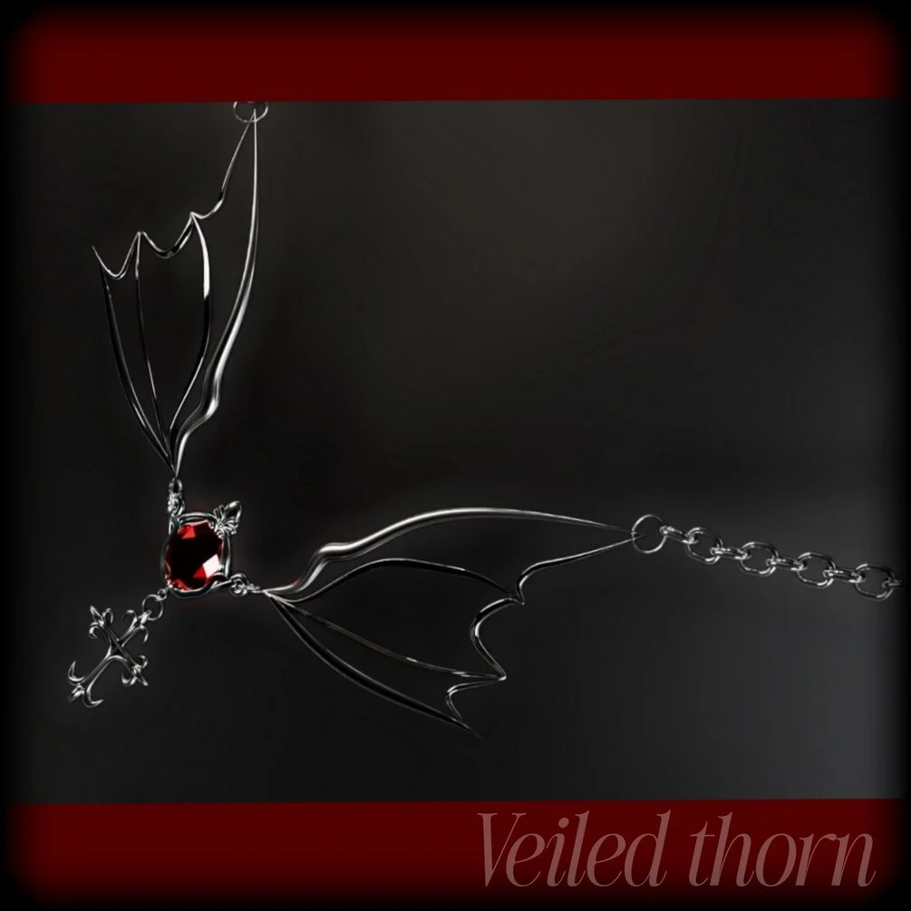 ruby wings necklace