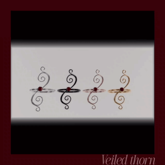 Elegant ruby rings
