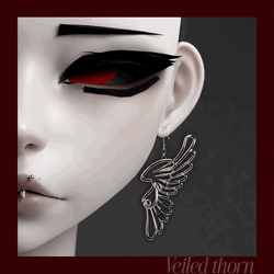 Gothic Wings Earrings