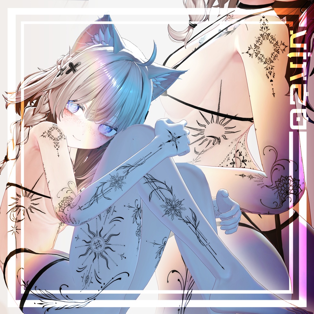 ‏【Mystic Tattoos】Booth Avatars 4k Textures 入れ墨 *テクスチャ* /HD