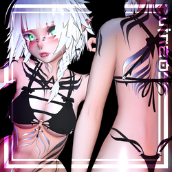 『Tattoos Blackout Ghost』"Whisper" "Revenger" "Magician" "Runner" 4k Textures 入れ墨 *テクスチ