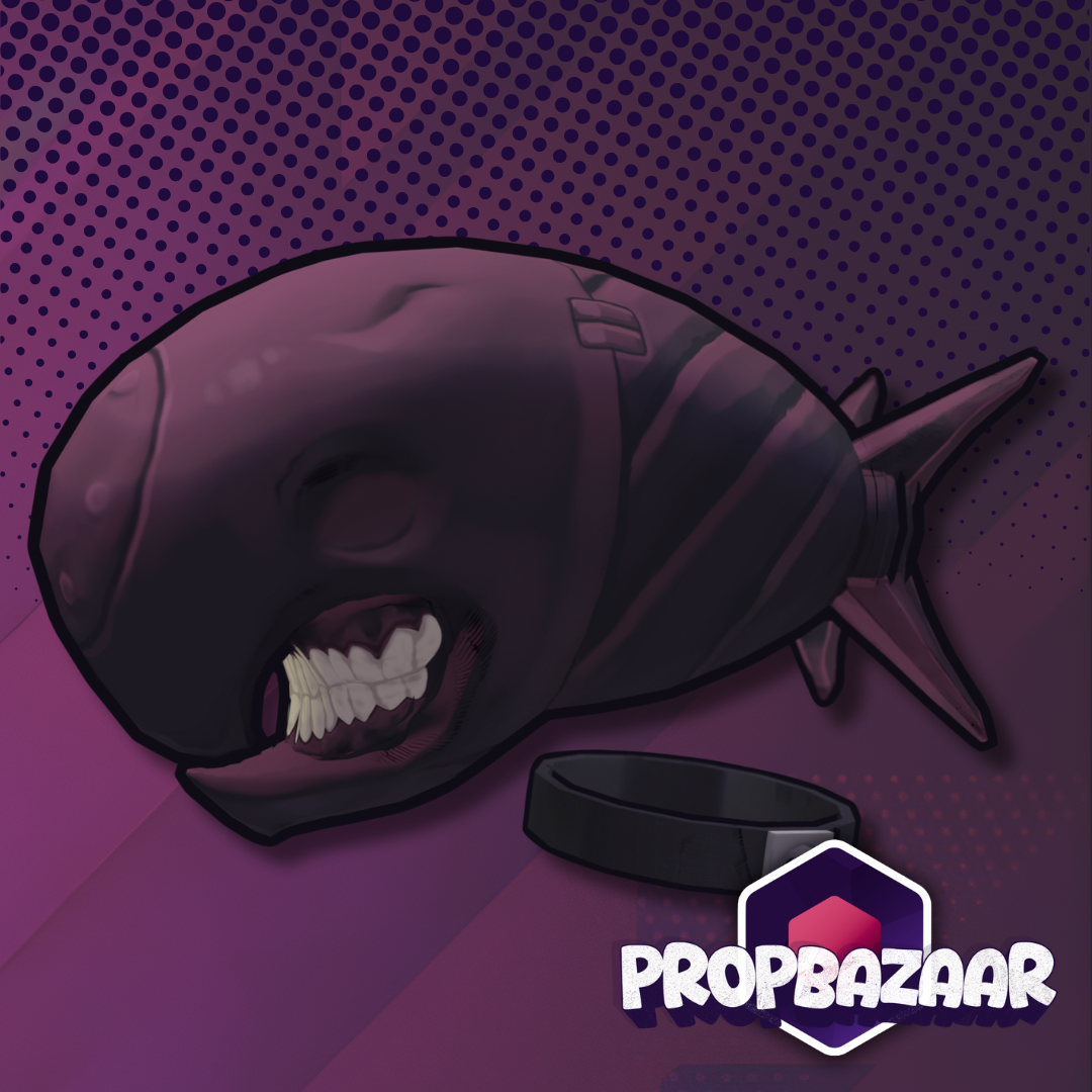 Devil's Bomb Helmet + Choker | VR Chat Assets + Blend File