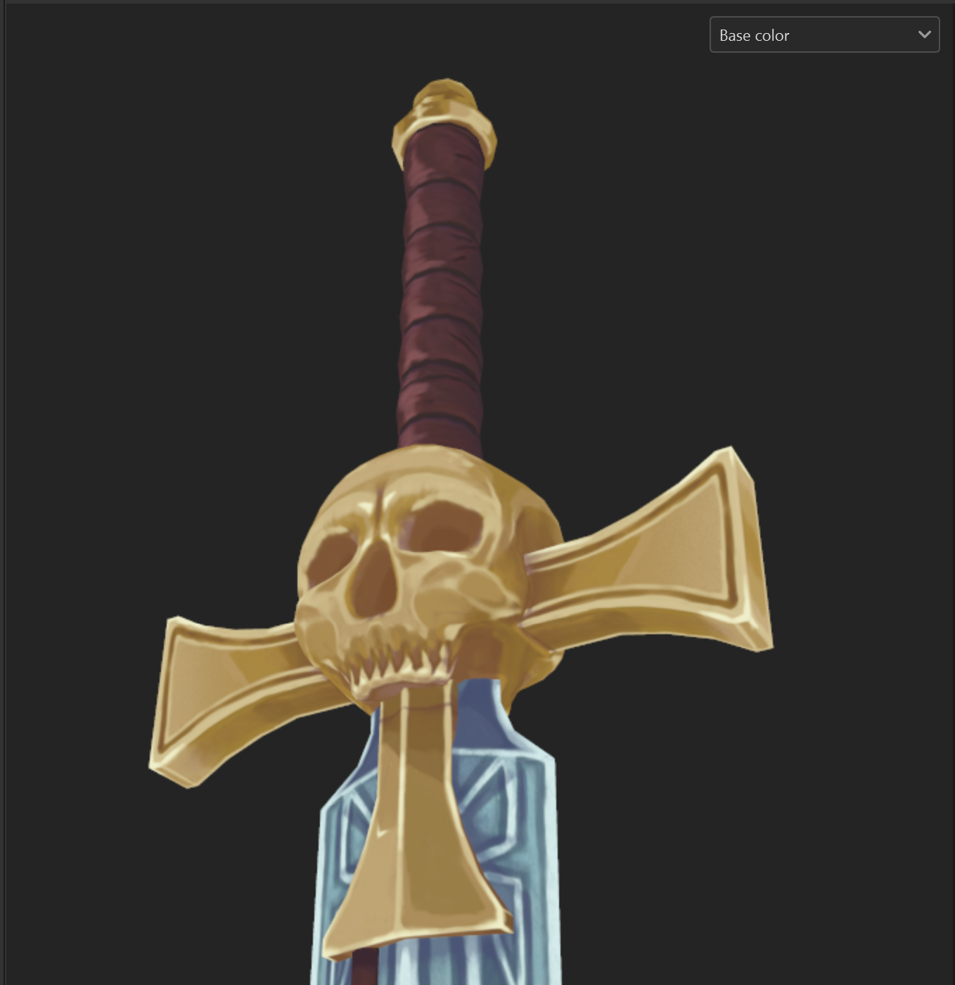 Power Sword | VR Chat Asset + Blend File + STL File (3D Printing)